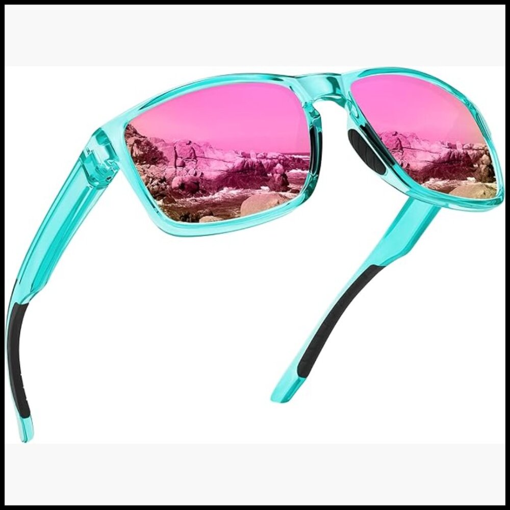 Polarized Sports Sunglasses UV Protection Unbreakable Driving Running Fishing